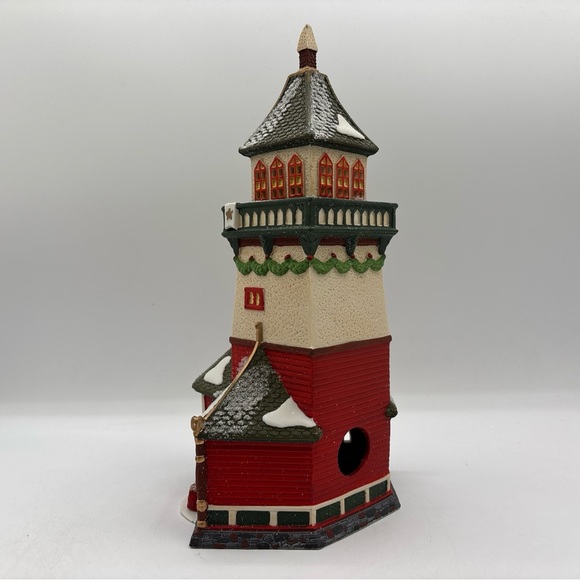 Department 56 1993 Vintage HVC North Pole Series Santa’s Lookout Tower 5629-4 - Picture 4 of 12